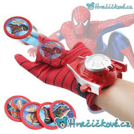 Střílející rukavice Spiderman, typ 1