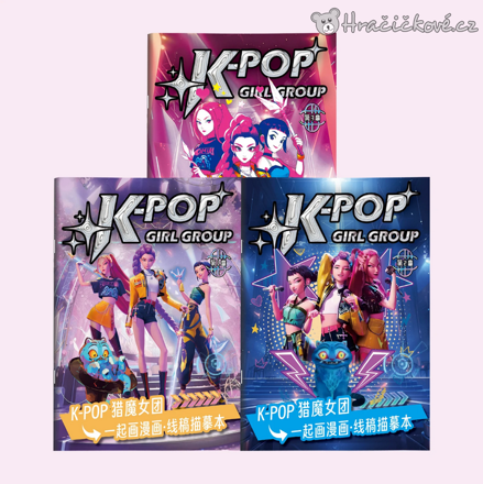 Omalovánky K-pop: Lovkyně démonů (Demon Hunters)