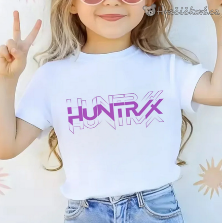 Bílé tričko K-pop Lovkyně démonů | Demon Hunters dětské tričko