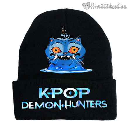 Černá zimní čepice K-pop Lovkyně démonů | Demon Hunters