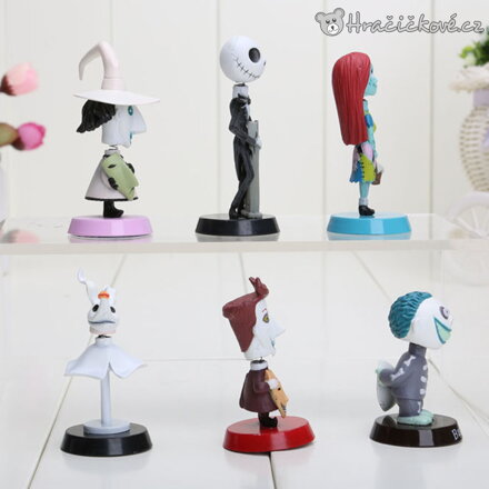 Figurky z pohádky Ukradené Vánoce (The Nightmare Before Christmas), 6 ks