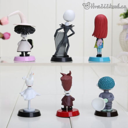 Figurky z pohádky Ukradené Vánoce (The Nightmare Before Christmas), 6 ks