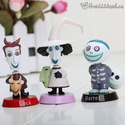 Figurky z pohádky Ukradené Vánoce (The Nightmare Before Christmas), 6 ks
