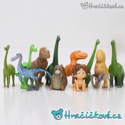 Figurky Hodný dinosaurus 12 ks | Sada figurek Good Dinosaur