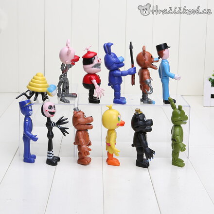 Figurky Five Nights at Freddy’s 12 ks | FNAF figurky hororová hra