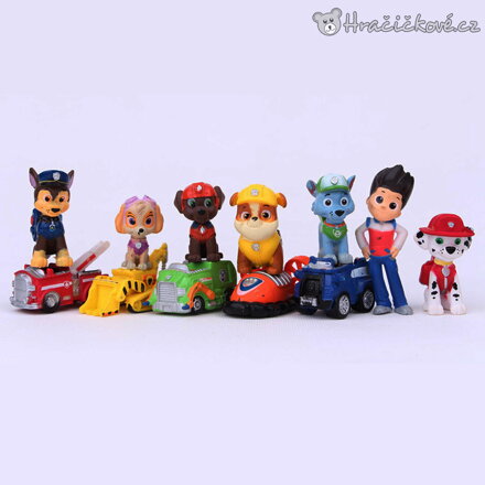  Figurky Tlapková patrola 3–5 cm sada 12 ks | Paw Patrol figurky
