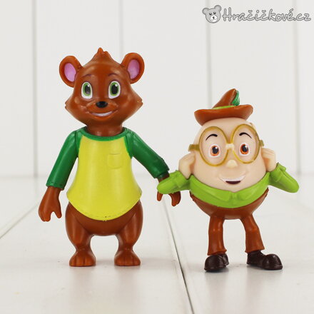 Figurky Zlatovláska a medvídek Goldie & Bear | Sada 9 figurek z pohádky