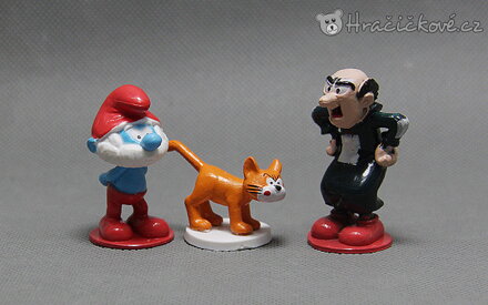 Figurky Šmoulové 3-6 cm 12 ks | Pohádkové figurky Les Schtroumpfs