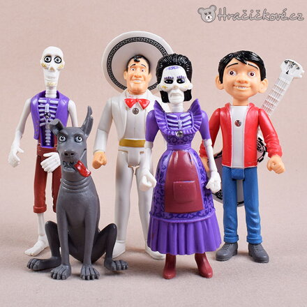 Figurky COCO Pixar 12-16 cm 5 ks | Pohádkové figurky Coco pro děti