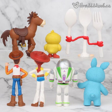 Figurky z pohádky Toy Story 4, vel. 4-7cm, 7 ks