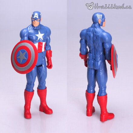 Pohyblivá figurka Kapitán Amerika 30 cm | Velká akční figurka Marvel Avengers