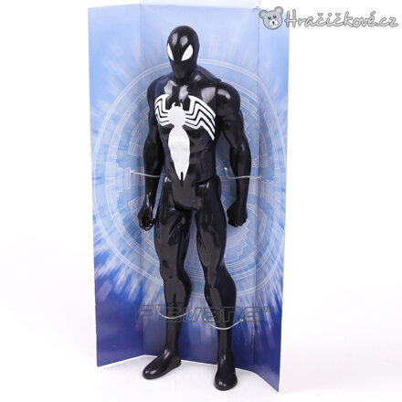 Pohyblivá figurka černý Spiderman 30 cm | Velká akční figurka Marvel