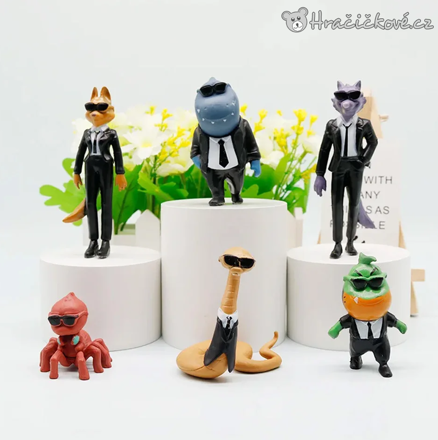 Figurky Zlouni 2 (The Bad Guys 2) 6 ks | Sada sběratelských figurek 6–10 cm