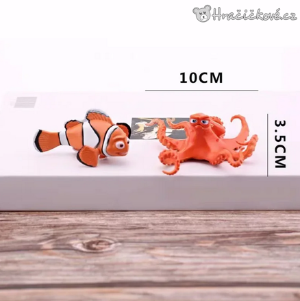 Figurky Nemo 4–7 cm sada 6 ks | Pohádkové figurky Hledá se Nemo