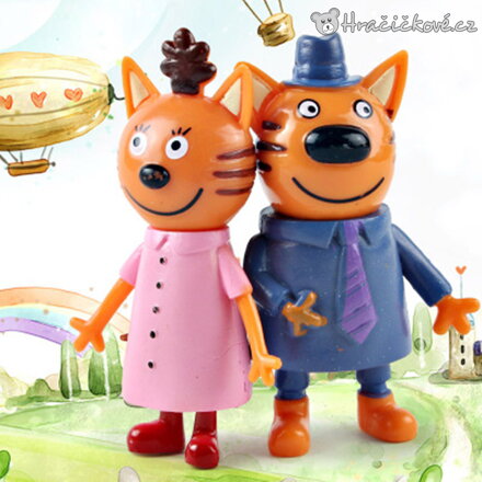 Figurky Three Little Kittens 5 ks | Sada figurek Tři malá koťátka