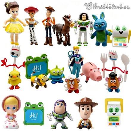 Figurky Toy Story 17 ks | Příběh hraček Buzz Rakeťák Woody Jessie