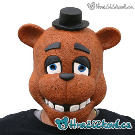 Latexová maska Freddy | Karnevalový kostým Five Nights at Freddy's
