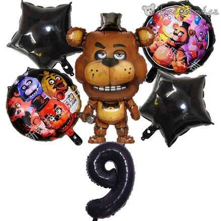 Set foliových balonků Five Nights at Freddy's