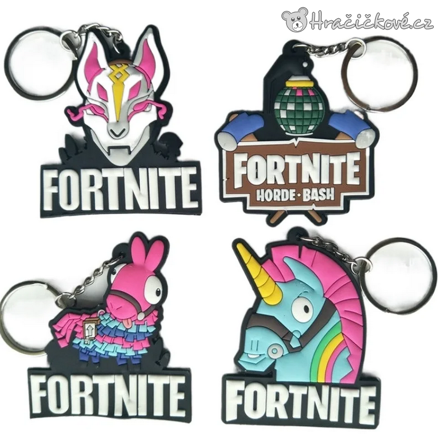 Fortnite klíčenka 6-9 cm | Herní přívěsek na klíče Fortnite