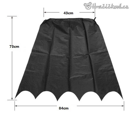 Plastový kostým Batman - maska, brnění a plášť (karnevalový kostým)