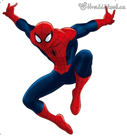 Samolepka SpiderMan skákající 40 × 47 cm | Marvel dekorace na zeď