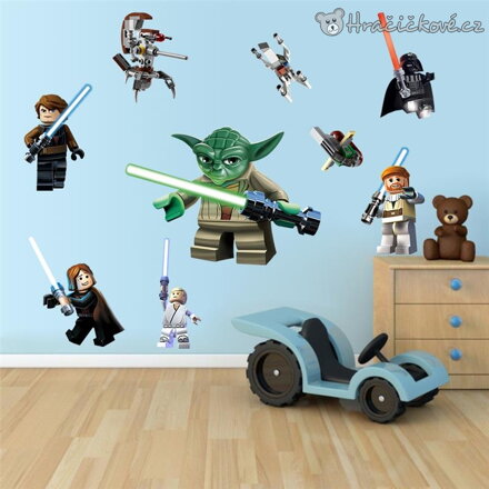 Samolepka na zeď Star Wars 70x50 cm | Dekorace do dětského pokoje