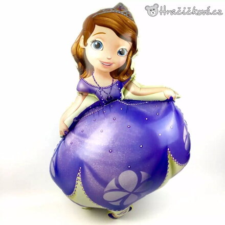 3x Fóliový balónek Princezna Sofie 102 × 65 cm | Velká narozeninová dekorace