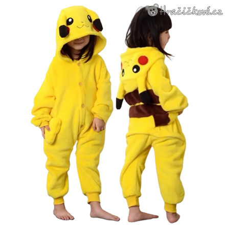 Pikachu overal | Plyšové pyžamo Pokémon