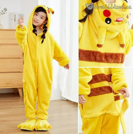 Pikachu overal | Plyšové pyžamo Pokémon