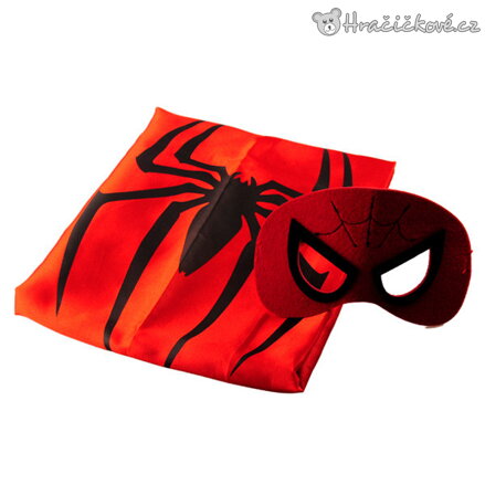 Dětský kostým Spiderman s pláštěm a maskou | Karnevalový kostým