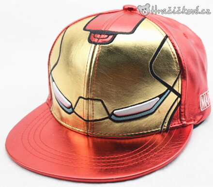 Dětská kšiltovka Iron Man Avengers | Nastavitelná čepice Marvel pro děti