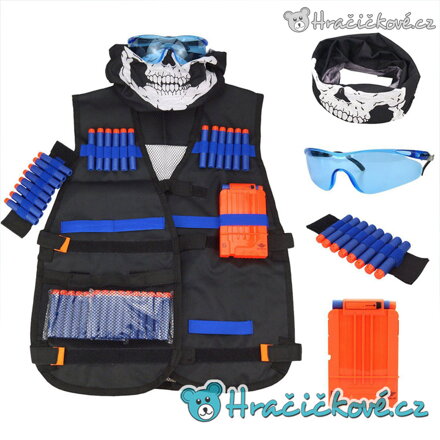Vesta s vybavením typu Nerf set 5 ks | Akční sada pro děti
