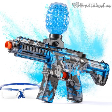 Elektrický samopal Nerf na vodní kuličky | Dětská vodní zbraň 4 barvy