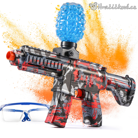 Elektrický samopal Nerf na vodní kuličky | Dětská vodní zbraň 4 barvy