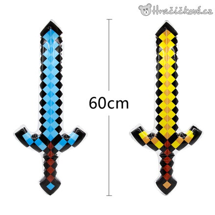 Nafukovací meč Minecraft 60 cm | Dětský meč Minecraft