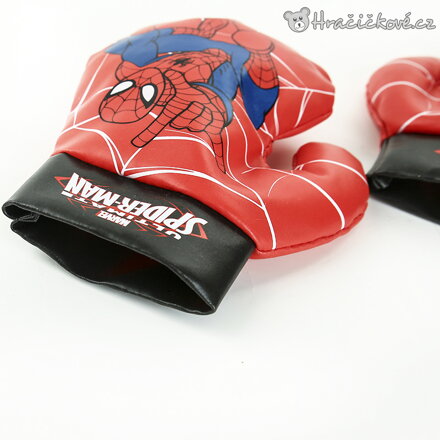 Mini boxovací pytel Spiderman s rukavicemi | Dětská boxovací sada