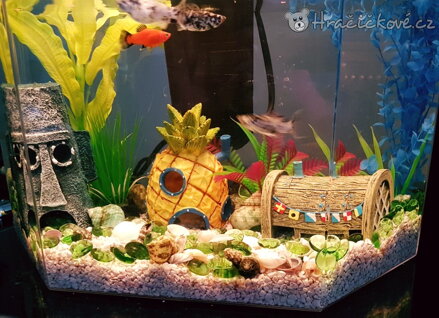 Dům Sepiáka, domeček na hraní nebo do akvária (Spongebob)