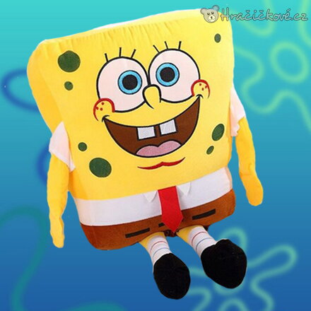 Velký plyšový Spongebob 50 cm | Plyšák SpongeBob SquarePants pro děti