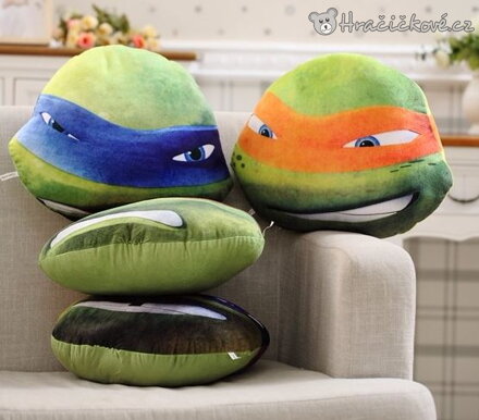 Polštářek Želva Ninja 40 × 30 cm | Polštář Teenage Mutant Ninja Turtles