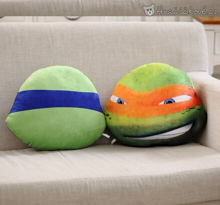 Polštářek Želva Ninja 40 × 30 cm | Polštář Teenage Mutant Ninja Turtles