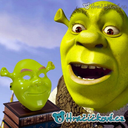 Karnevalová maska Shrek | Plastová maska na karneval a párty