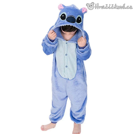 Kostým / Overal Lilo & Stitch (modrý/růžový)