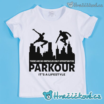 Tričko Parkour It's a Lifestyle | Bavlněné tričko pro parkouristy