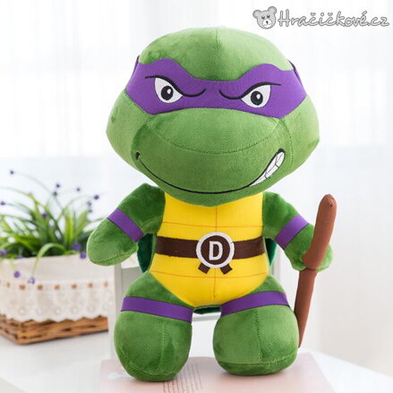 Plyšová Ninja želva Donatello 25/40 cm | Plyšák Ninja Turtles
