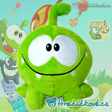Plyšová postavička Cut the Rope 20 cm | Plyšák Om Nom pro děti