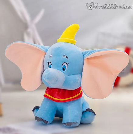 Plyšový Dumbo 30 / 40 / 50 cm | Hebký plyšák slon Dumbo pro děti