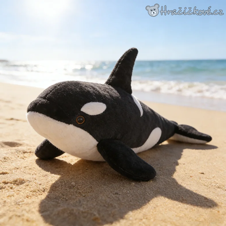 Plyšová kosatka 50 cm / 75 cm | Velký plyšák Orca