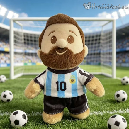 Messi plyšák | Fotbalová plyšová figurka