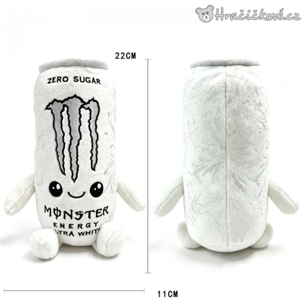 Plyšová plechovka Monster Energy 22 cm | Plyšák Monster Energy