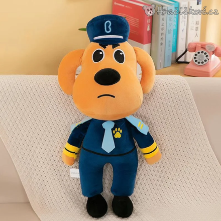 Plyšový Sheriff Labrador a Vlk 30 cm | Plyšák z animovaného seriálu